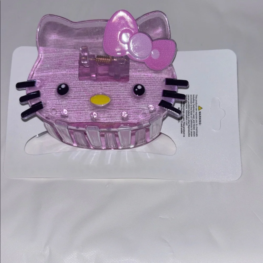Hello Kitty Pink Hair Clip